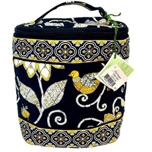 Vera Bradley Cool Keeper Lined Yellow Bird Black/Yellow/White NWT